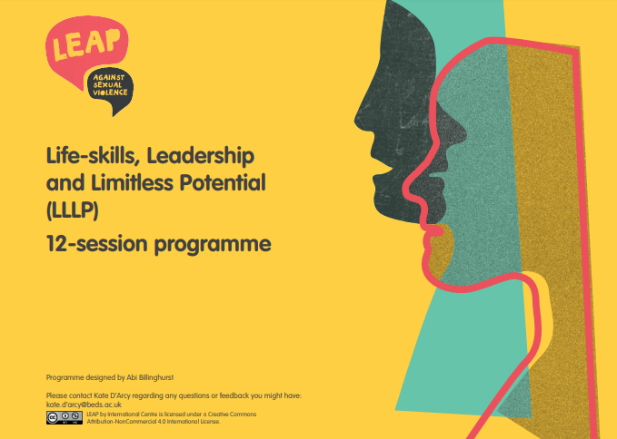 Life-skills, Leadership and Limitless Potential (LLLP) 12-session programme and worksheets