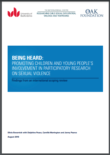 Being Heard: Promoting children and young people's involvement in participatory research on sexual violence