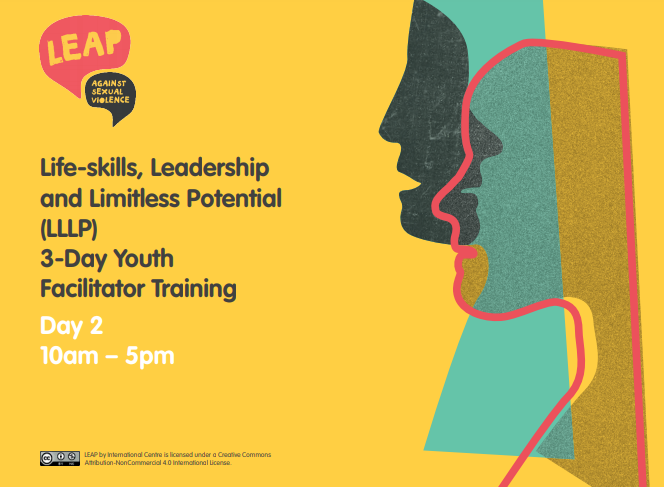 Life-skills, Leadership and Limitless Potential (LLLP) 3-Day Youth Facilitator Training